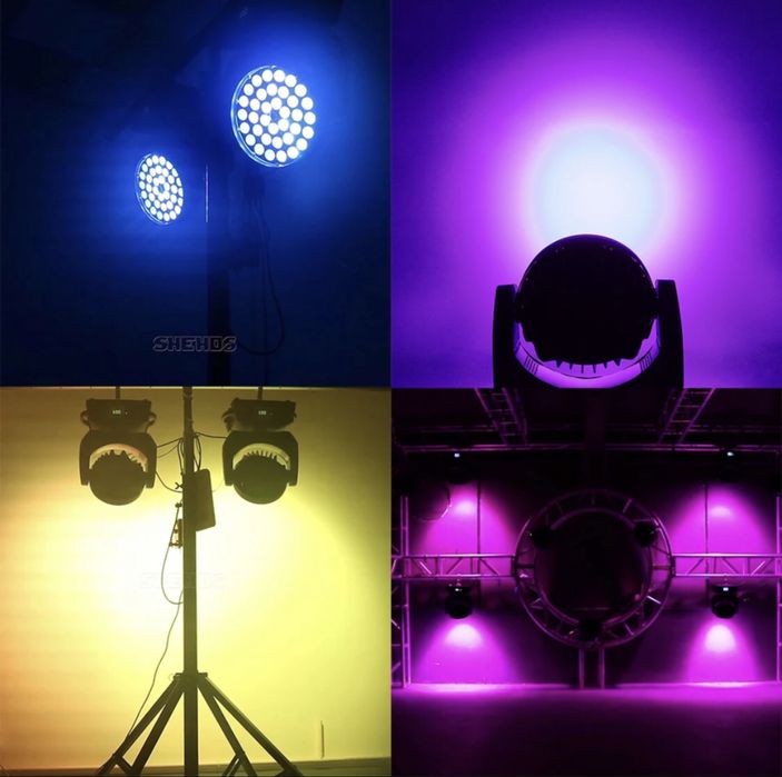 Moving head Wash 36x18W RGBWA+UV Beam 7R SIGILATE