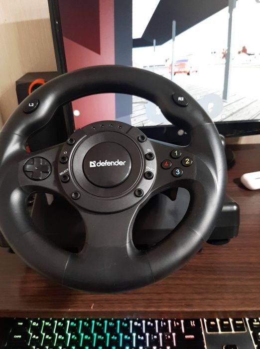 Руль игровой Defender Drift GT