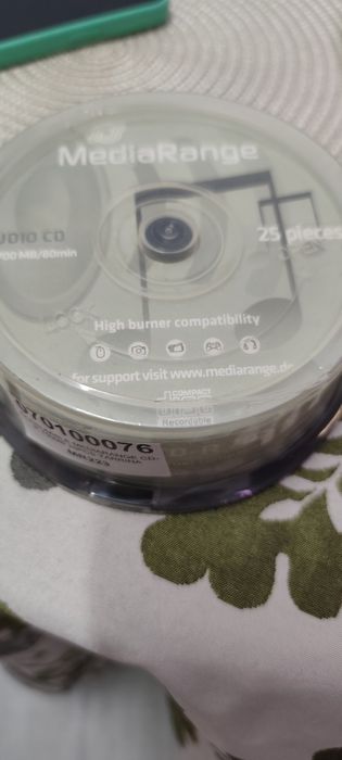 Media Range 25 buc audio CD 700 mb/80min