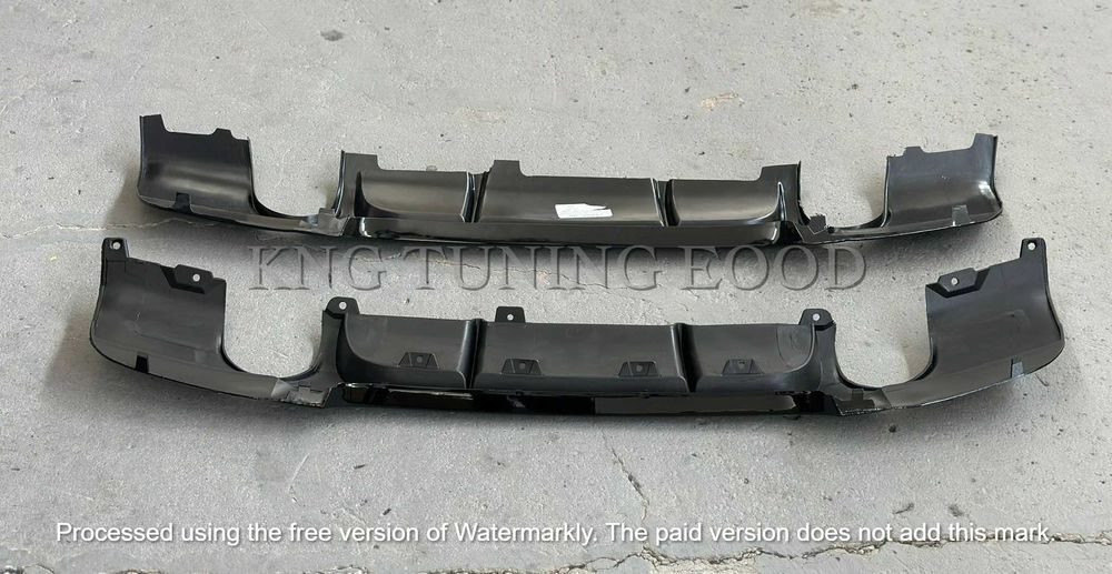 бмв е90 е91 оребрен дифузьор / добавка за задна броня за bmw e90 e91