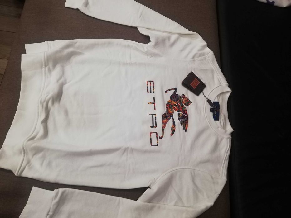 Бяла памучна блуза Etro