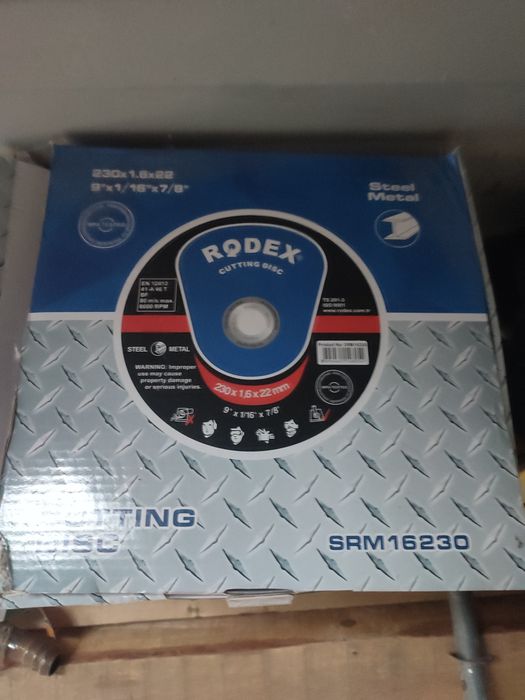 По железу диск на болгарки Rodex
