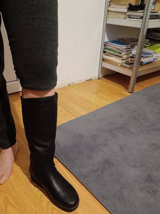 Cizme de damă din piele Rieker