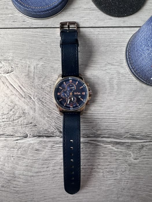 Мъжки часовник Lee Cooper, кварцов механизъм, тъмносин цвят