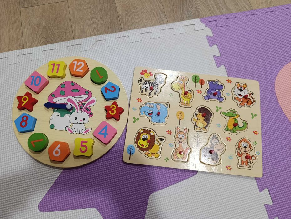 Дървени пъзели 2 бр