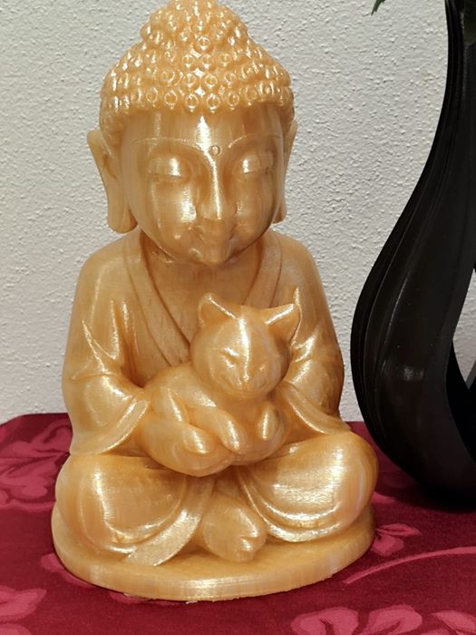 Vând statuetă Buddha decorativă, realizată prin print 3D
