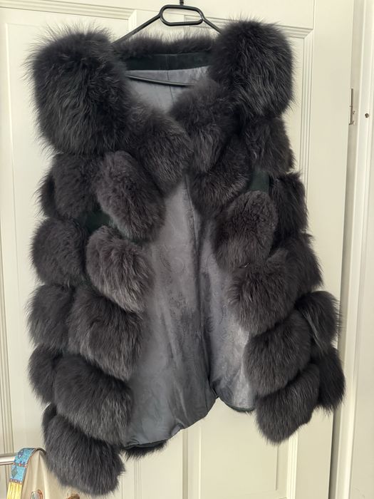 Vand vesta de blana naturala
