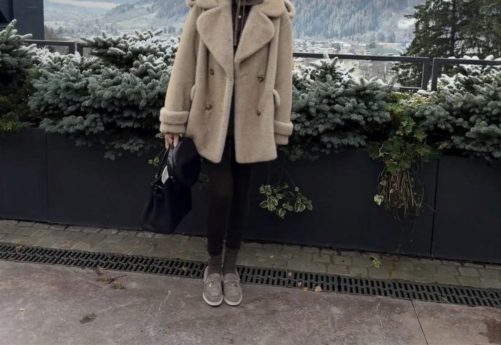 Loro piana ниски боти с пух