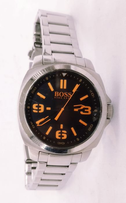 Ceas Barbatesc Hugo Boss Orange cu cuarț, carcasă și curea din oțel