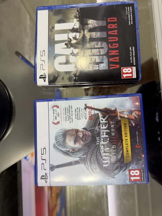 Игры на ps5 Witcher 3 и call of duty