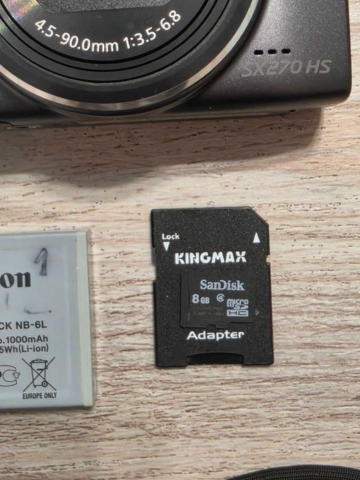 Aparat foto digital compact Canon Powershot SX270 12MP 20x Zoom