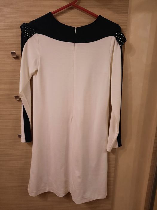 Рокля от плътен памук с ликра