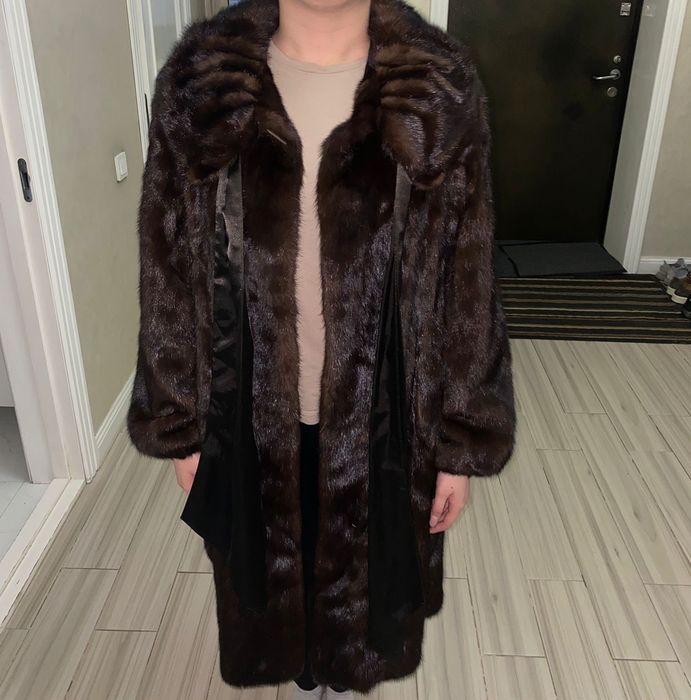 Натуральная норковая шуба