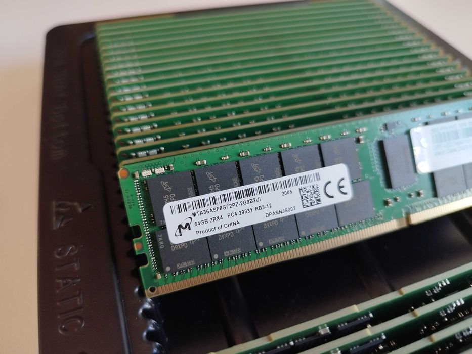 メモリー 64GB DDR4 ECC Reg LRDIMM x 4 (256GB) 64gb ddr4 ecc - Memorii RAM oferte online | OLX.ro