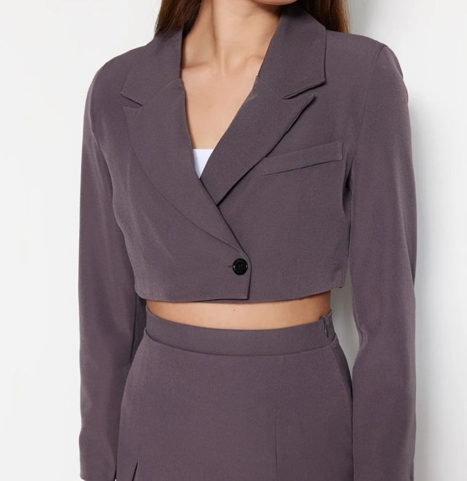 Sacou scurt dama/ Blazer/Jacketa line crop Marimea 40