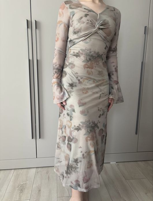 Платье с принтом