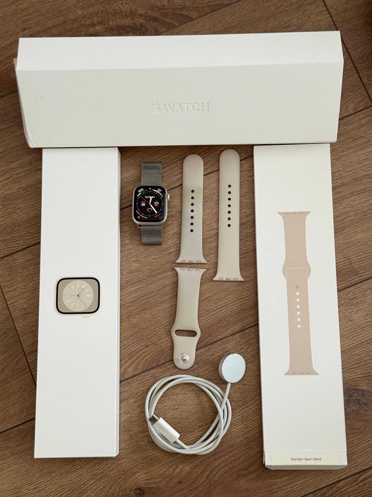 Apple Watch Series 8 41 mm Starlight Aluminum