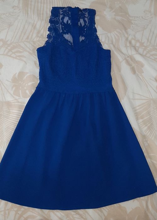 Rochie scurta albastra marimea S pret: 30 lei
