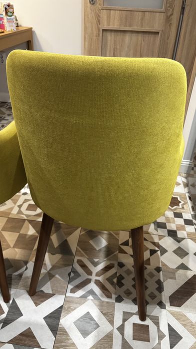 Трапезни столове 4бр жълти