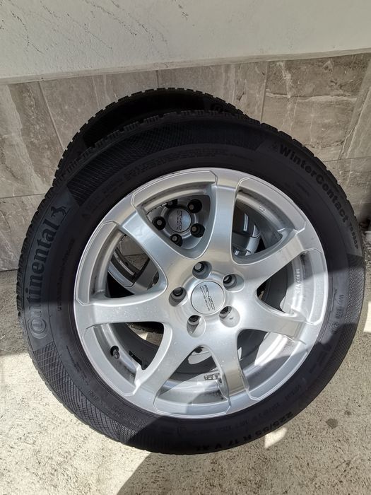 Джанти 17х5x108 с зимни гуми CONTINENTAL
