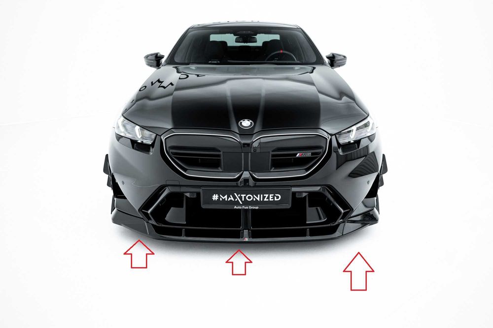 Prelungire splitter bara fata Bmw M5 G90 Sedan Touring 2024- v2 - Maxton Design