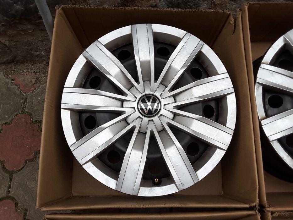 jante tabla 17; 5x112; originale Vw Tiguan + capace originale