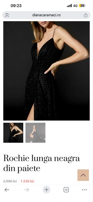Rochie superba noua, designer Diana Caramaci