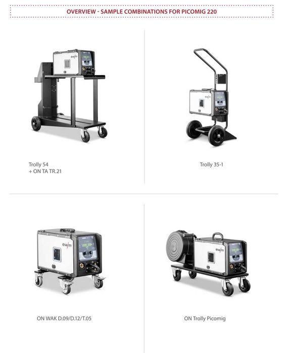 Заваръчен апарат, електрожен, Телоподаващо, МИГ,EWM PicoMig 220 Pulse