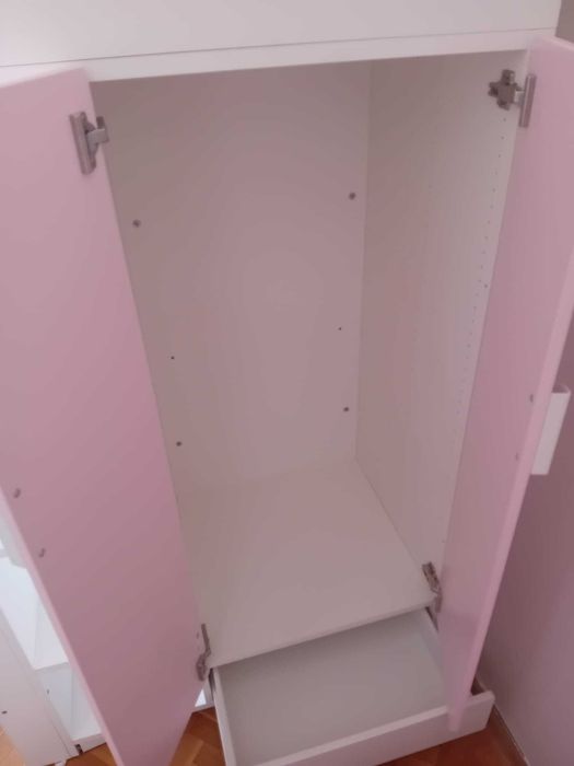 Двуетажно легло Легло-надстройка IKEA розово