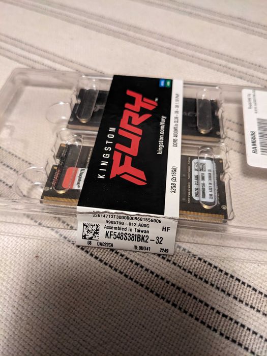 2x16GB DDR5 SODIMM 4800 - рам RAM памет за лаптоп/настолен с преходник