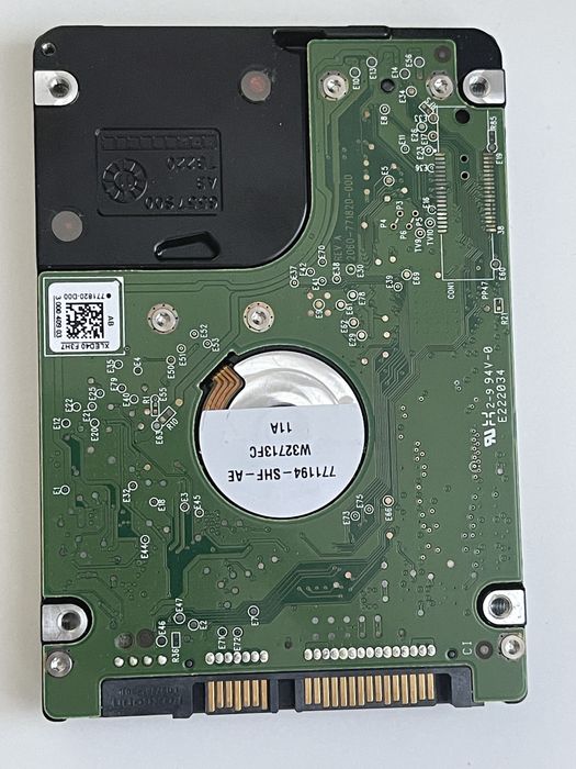 Жесткий диск на 750гб для ноутбука