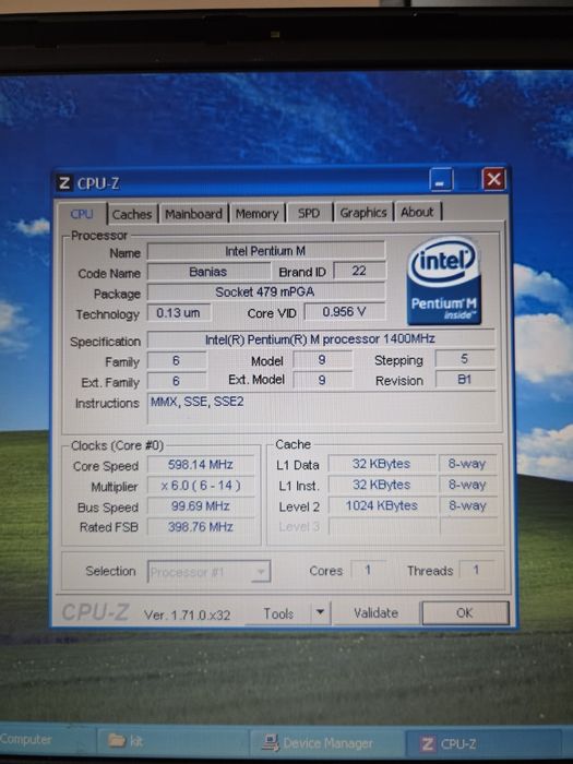 Laptop IBM T41 funcțional