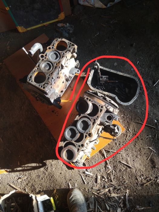 Блок на пассат б3