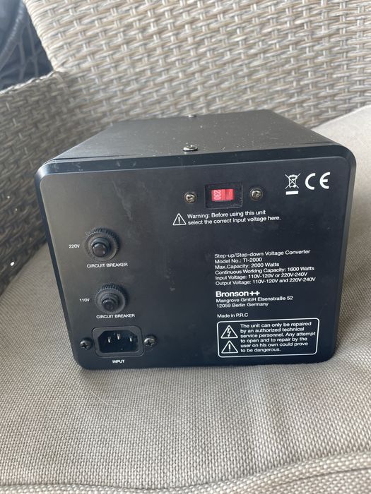 Преобразувател 220/110 и 110/220 BRONSON++ TI2000W