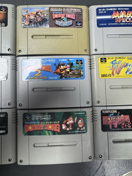 Nintendo Super Nintendo (SNES) Japan LOT 10бр