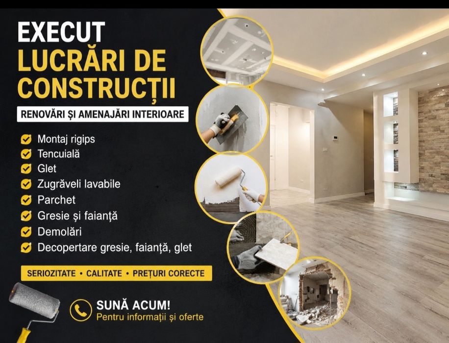 Lucrari interioare/renovari