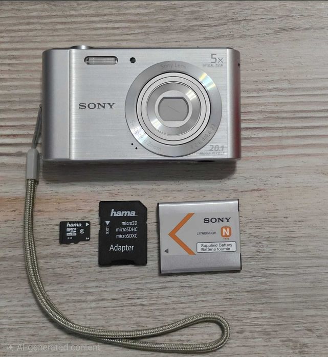 Aparat foto digital compact Sony DSC W800 20.1MP 8xZoom