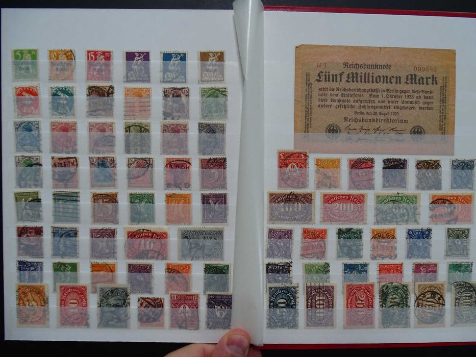Germania Reich 1900-1945, Clasor cu timbre vechi Stamp/Nestamp (Lot 80