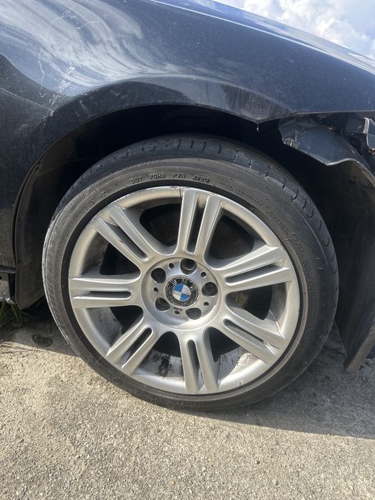 Jante BMW E90 e91 e92 m pachet 5x120 17” anvelope de vara doua latimi