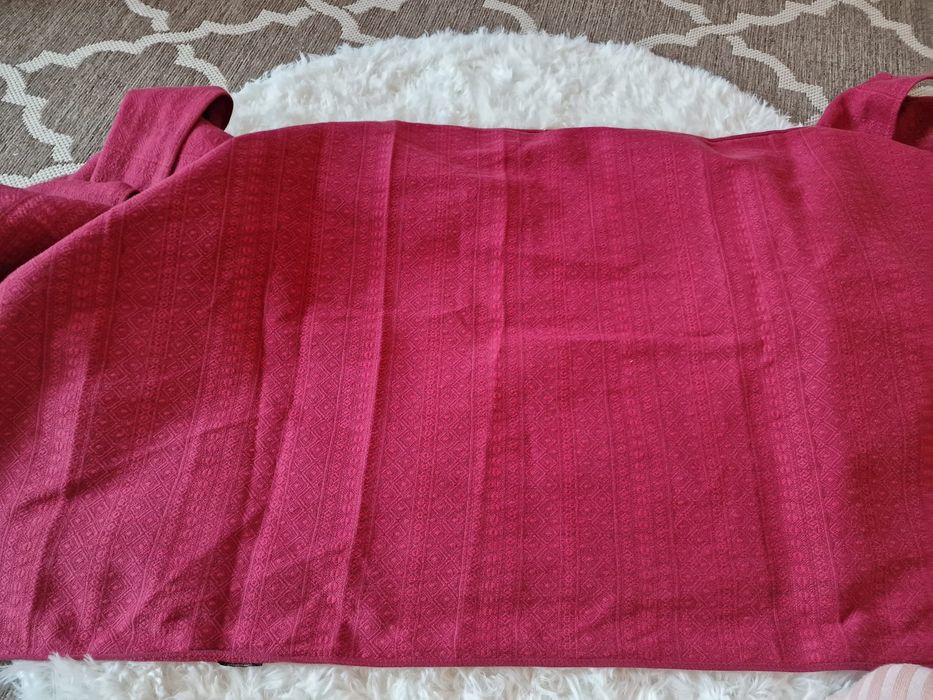 Wrap țesut de la Didymos, roșu burgund superb