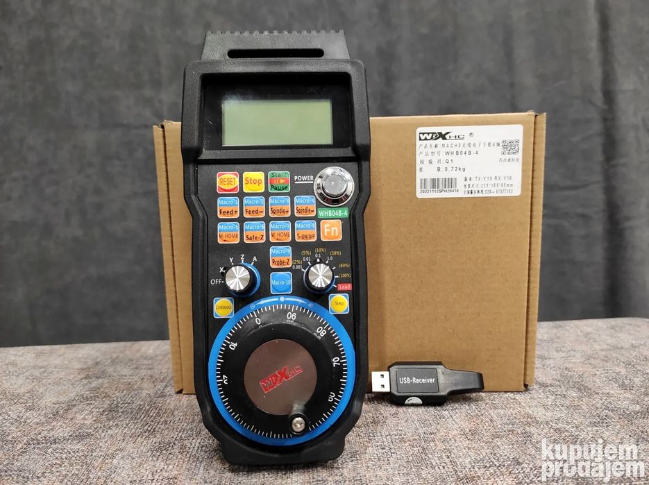 Controller telecomanda wireless HXC MPG CNC Mach3