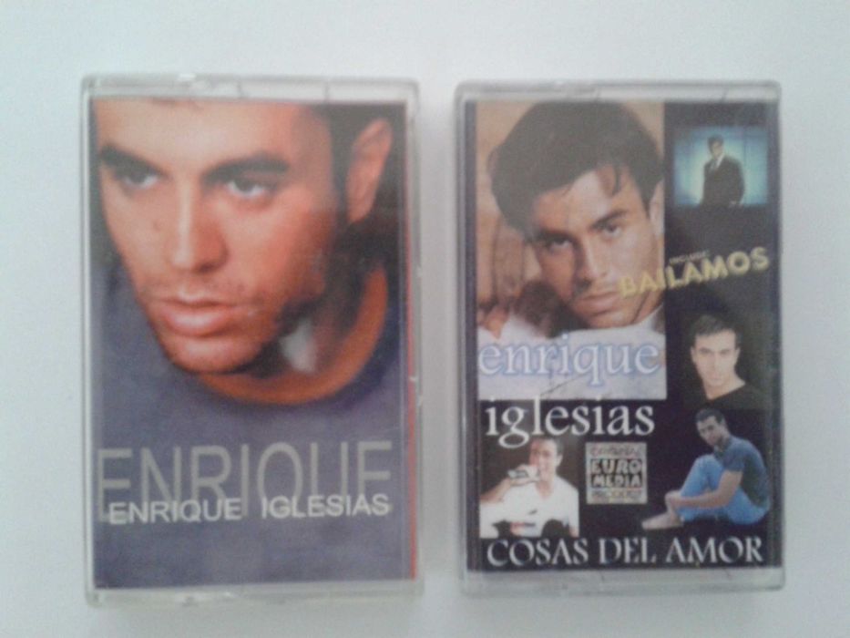 Lot 2 casete audio originale de colectie Enrique Iglesias