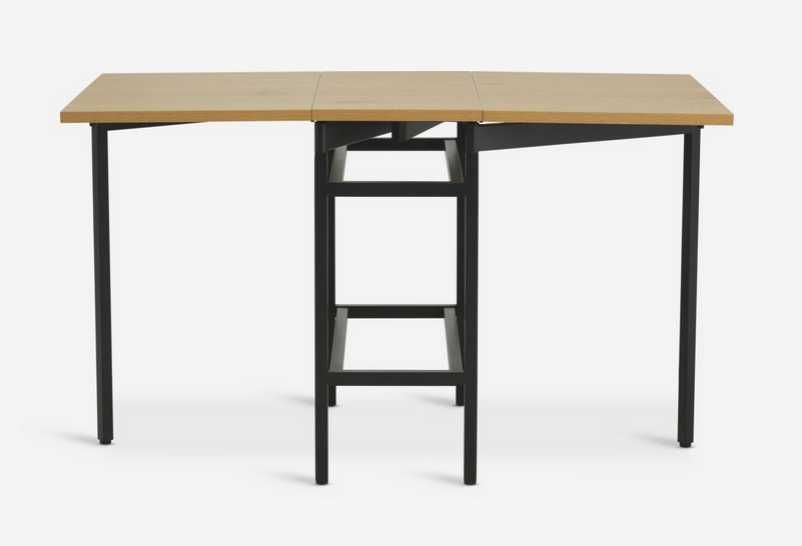 Нова сгаваема маса 75x38/84/130 цвят топъл дъб