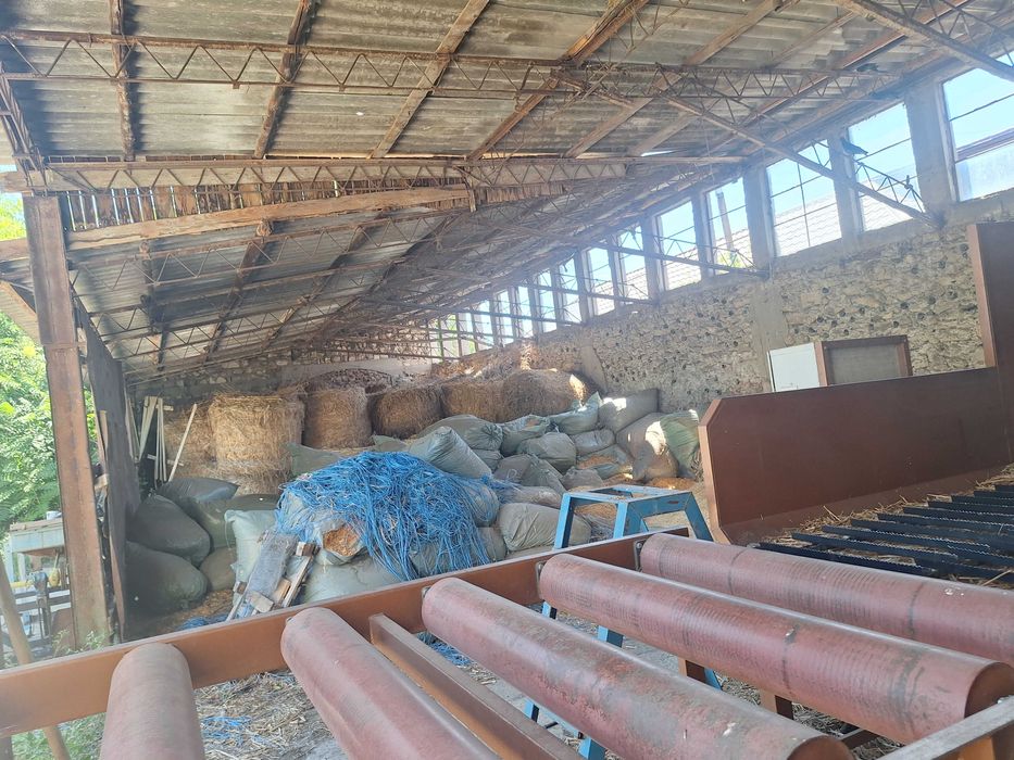 Vind imobil teren si constructii- fabrica de peleti si bricheti