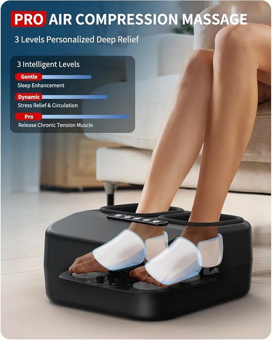 Професионален масжор с въздушна компресия и  топлина