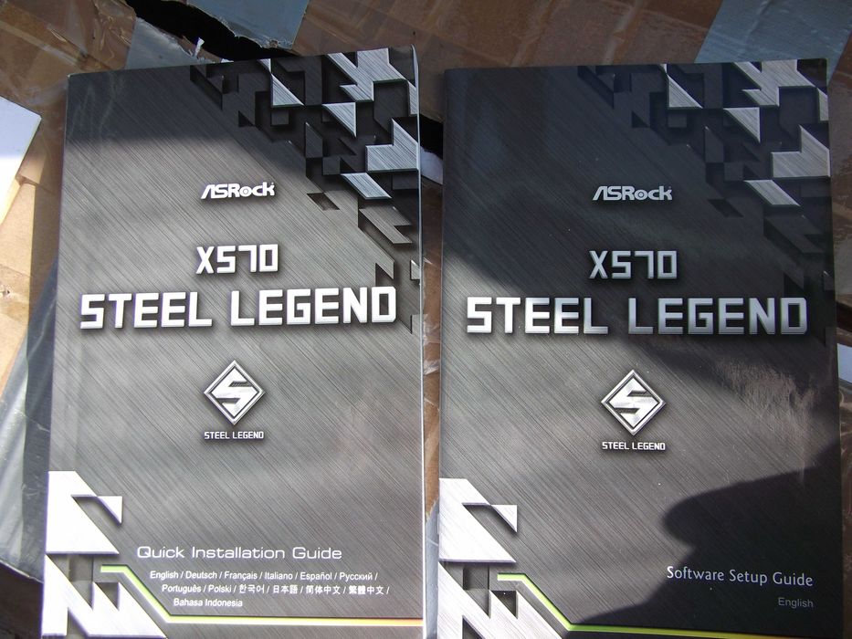 Placa baza Asrock steel legend X570 cu procesor Ryzen 7 si RAM