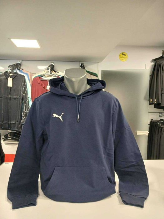 Hanorac Puma Original Bărbați – Bumbac – Negru/Gri/Bleumarin – S-2XL