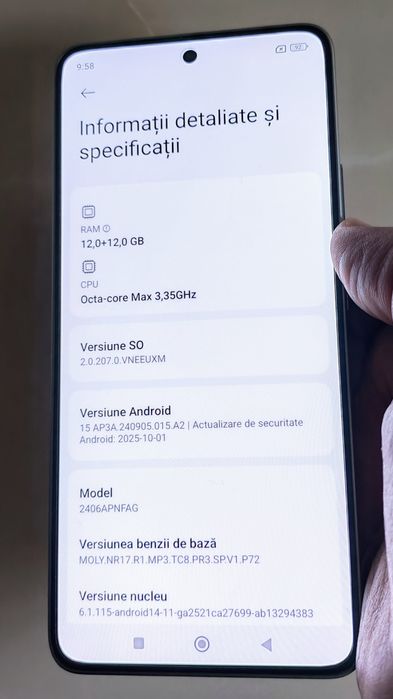 XIAOMI 14T 5G Titan Gray 12/256 GB Dual Sim ca nou, fullbox !