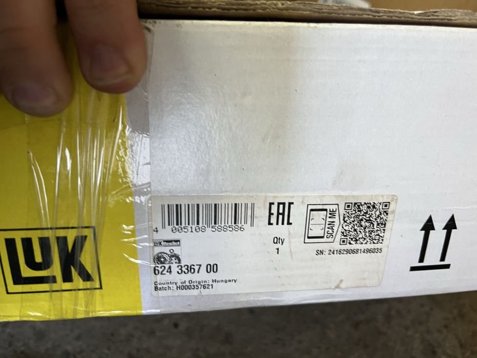 Нов феродов диск и лагер от 550и 550i Luk