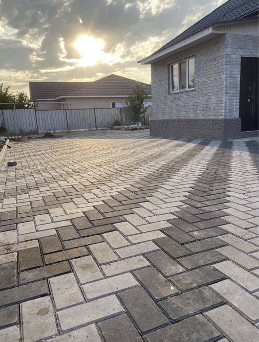 Укладка брусчатки